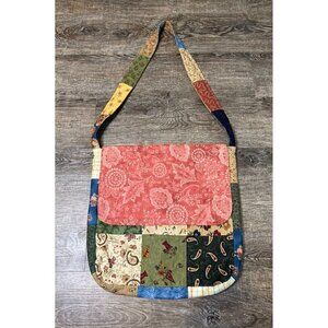 Hippie Crossbody Shoulder Bag Purse Patchwork Floral Paisley